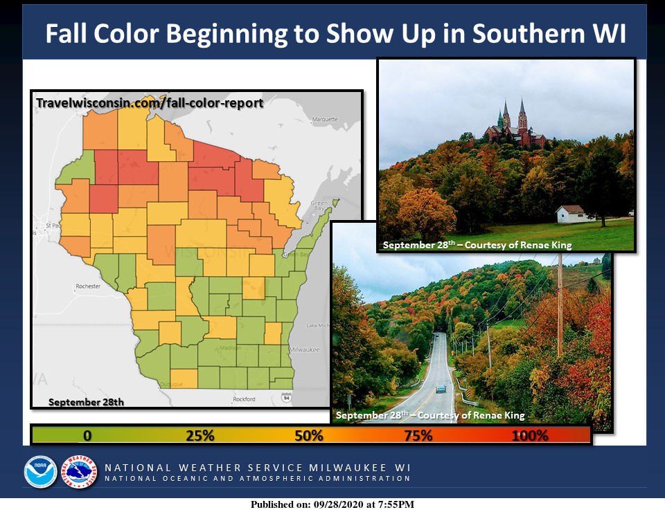 Fall color by National Weather Service